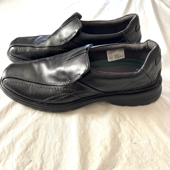 NWOT Clarks Gessler Step Black Leather Loafers Extreme comfort SZ 11 M main image 11